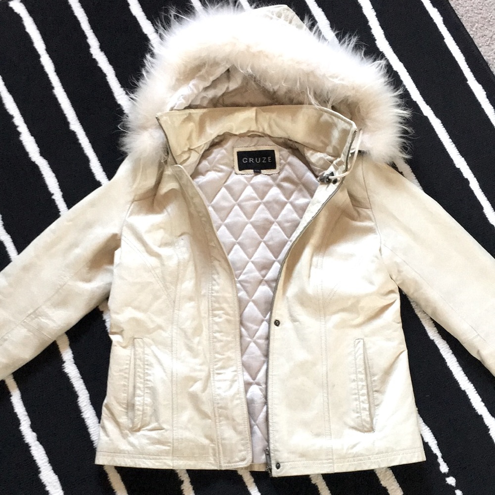 Cruze authentic leather jacket, size L